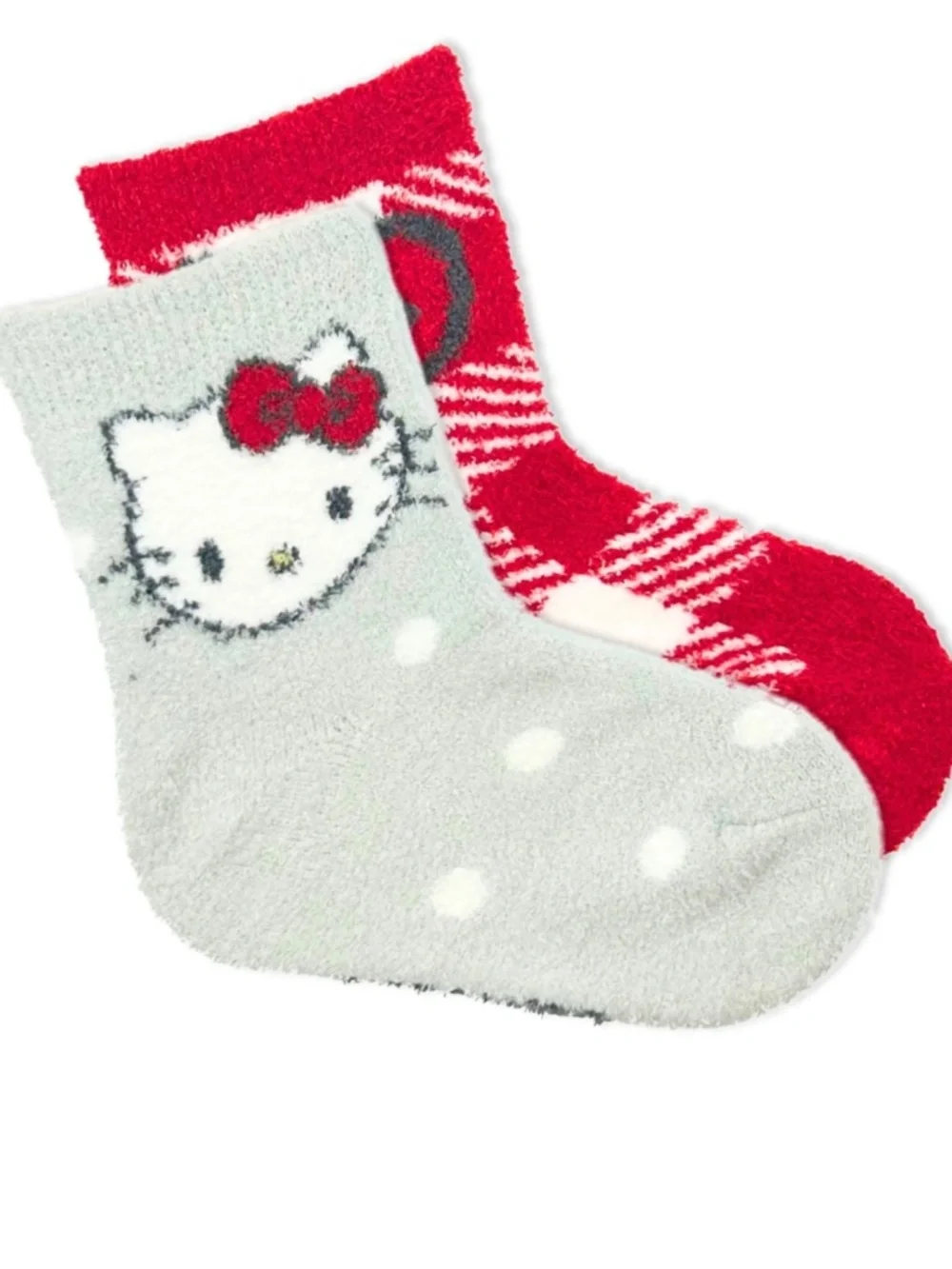 Hello Kitty Girls 2 PK Socks Size M/L NWT